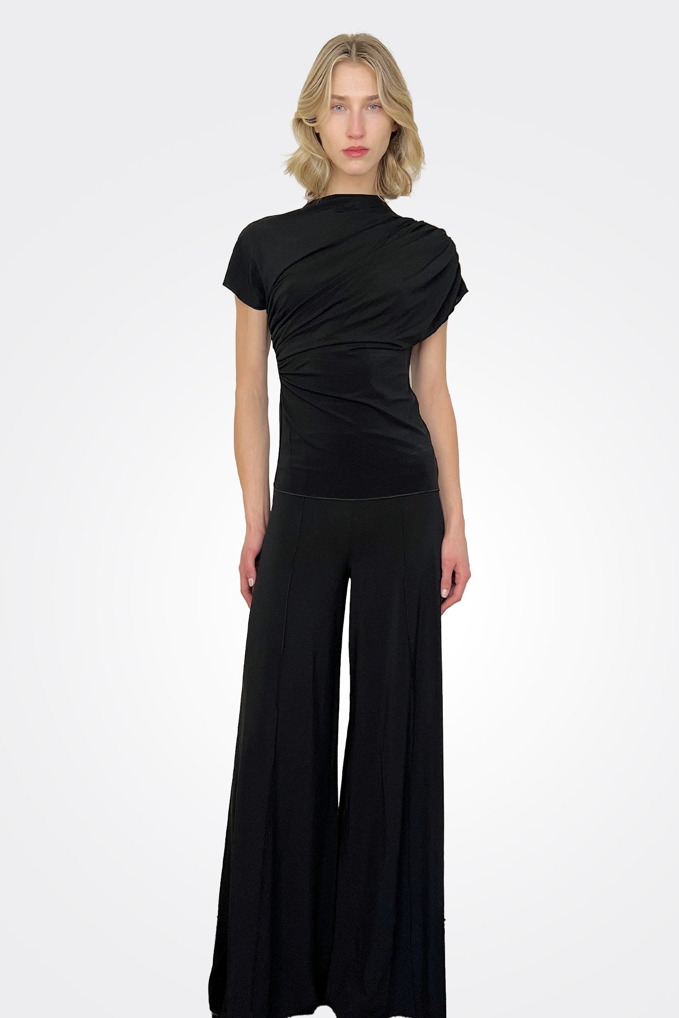 Skylan Crepe Pants - Black by Chiara Boni | 25 South Boutiques