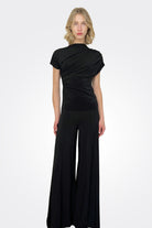 Skylan Crepe Pants - Black by Chiara Boni | 25 South Boutiques