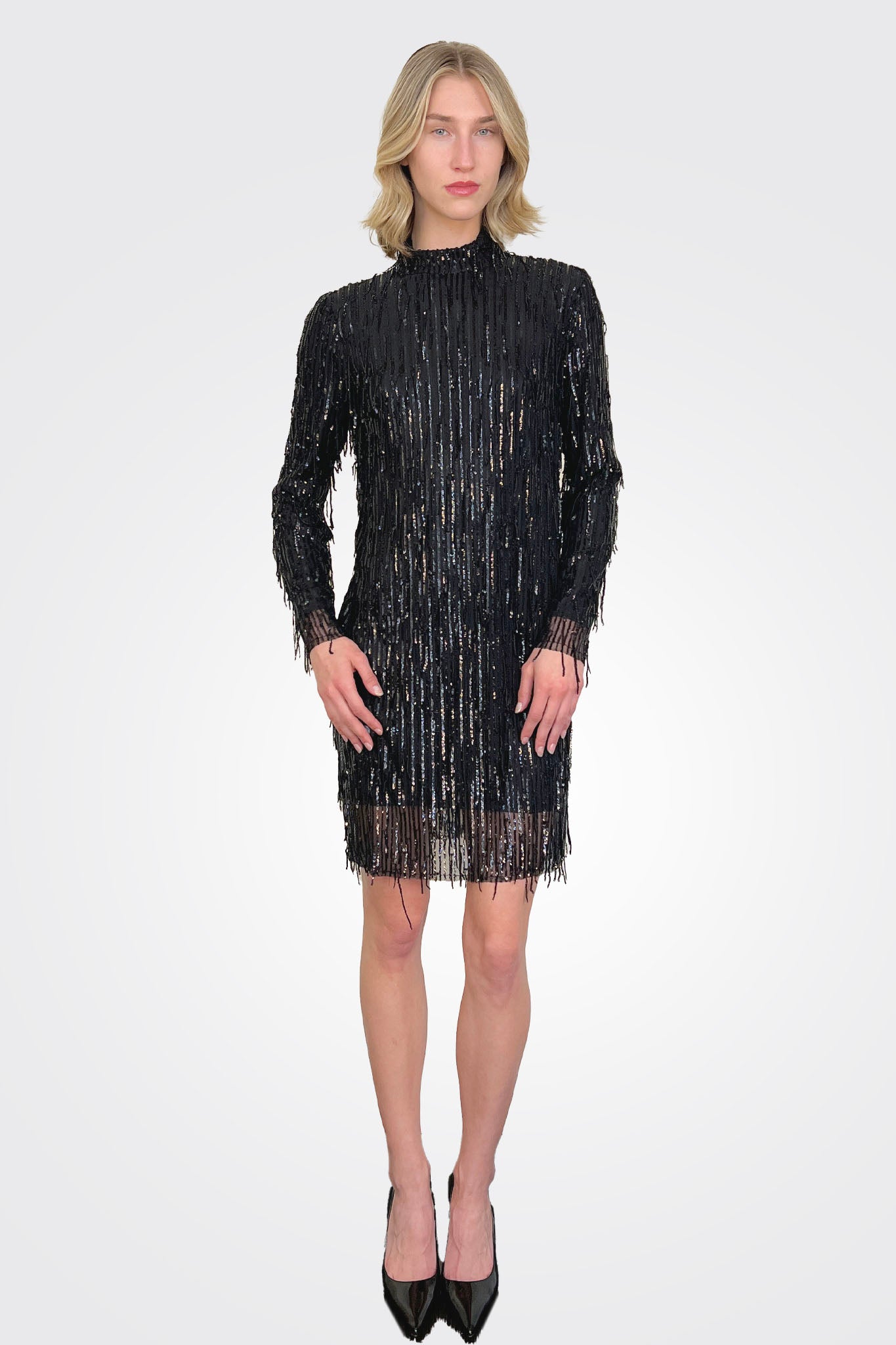 Short Sequin Dress - Black by MeiMeij | 25 South Boutiques