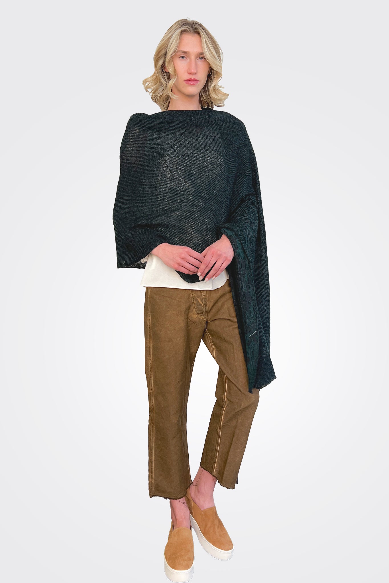Shawl - Black by Serie Numerica — view 3