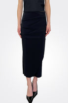 Divio Midi Skirt - Black by Chiara Boni — alternate view