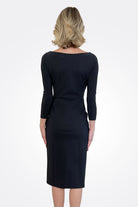 Irida Jersey Dress - Black by Chiara Boni — view 3