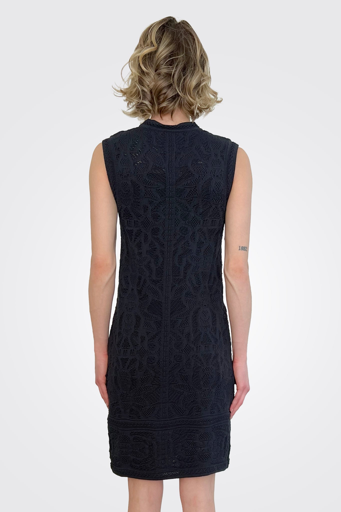 Sleeveless Sheath Dress - Black by Missoni — view 3