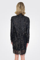 Short Sequin Dress - Black by MeiMeij — view 3