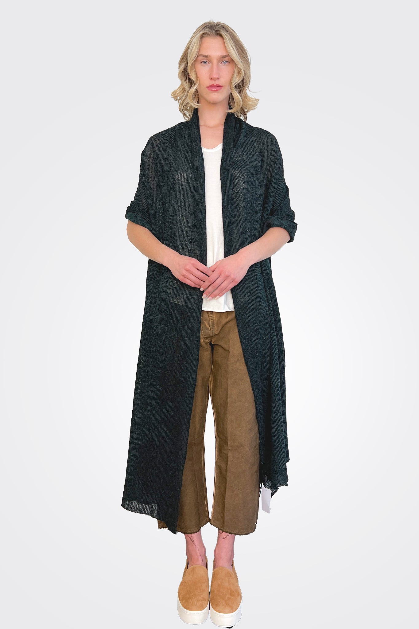 Shawl - Black by Serie Numerica — alternate view