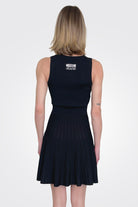 Skater Knit Dress - Black by Moschino — view 3