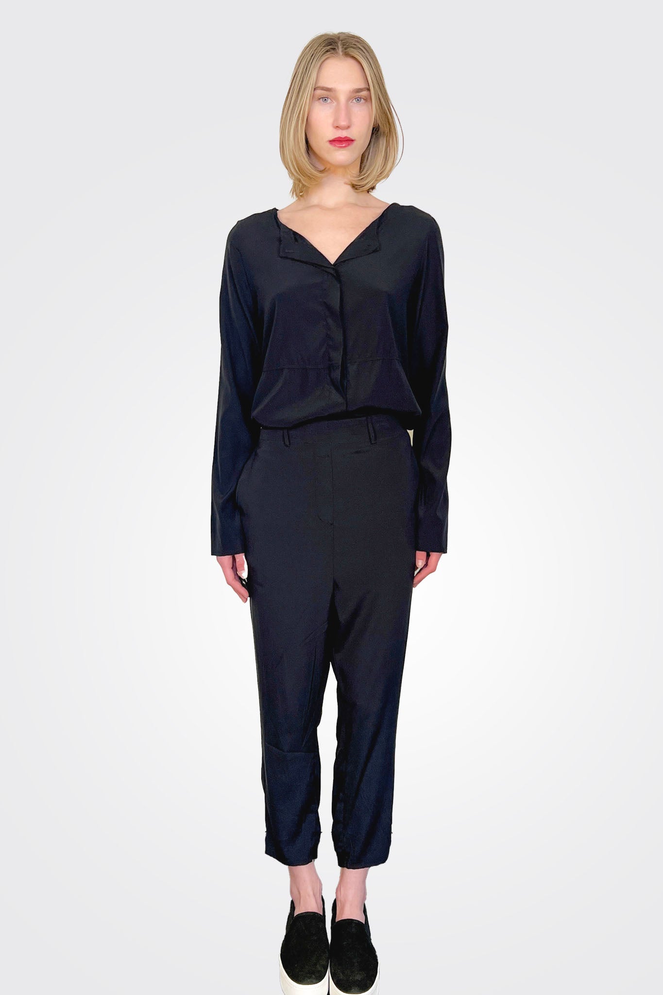 Cropped Pants - Black by Kristensen | 25 South Boutiques