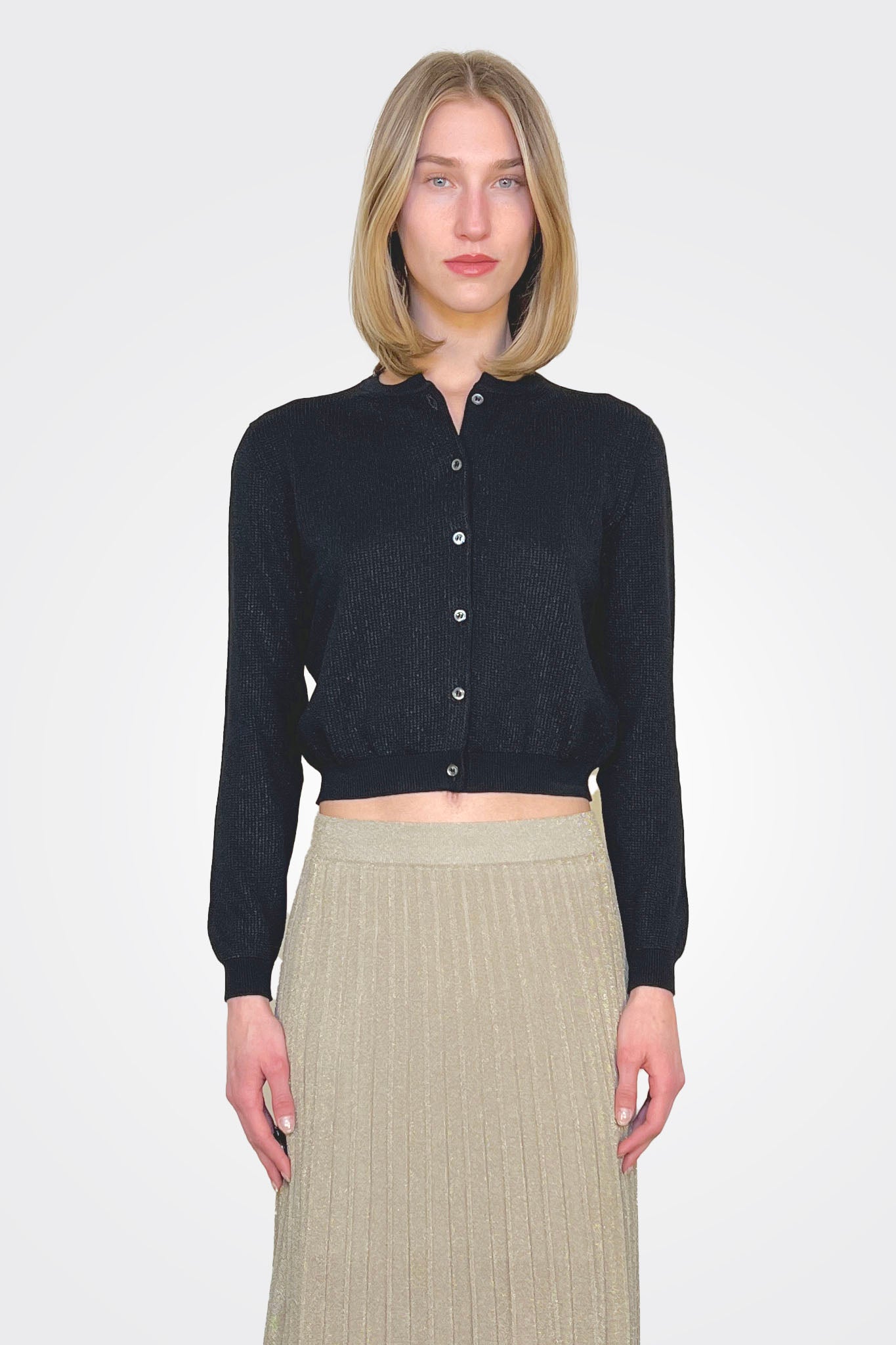 Cardigan - Black by Gran Sasso | 25 South Boutiques