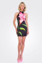 Floral Mini Dress - Black by Rococo Sand | 25 South Boutiques