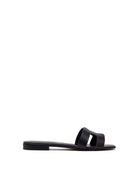 Creta H Slide - Leather Black by Michele Lopriore | 25 South Boutiques