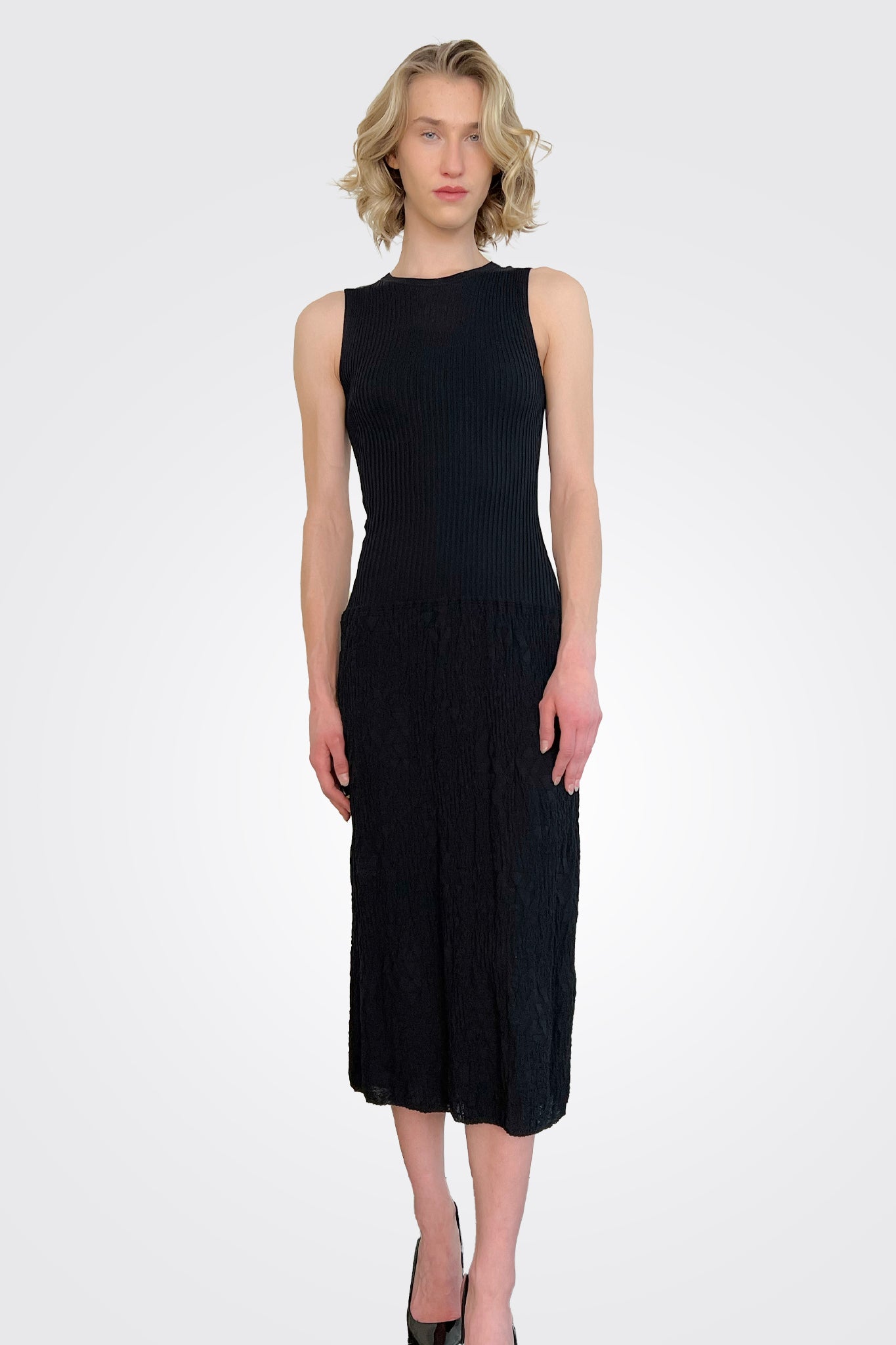 Knit Midi Dress - Black by Missoni | 25 South Boutiques
