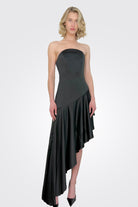 Saint Malo Asymmetrical Dress - Black by Elliatt | 25 South Boutiques