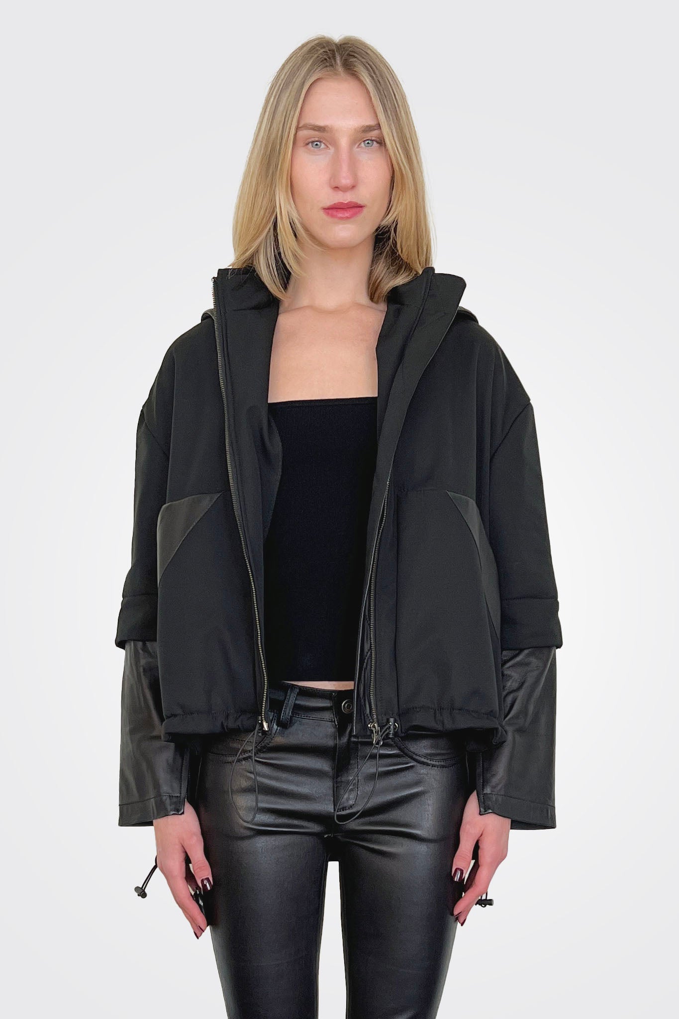 Eve Hooded Jacket - Black by Jakett | 25 South Boutiques