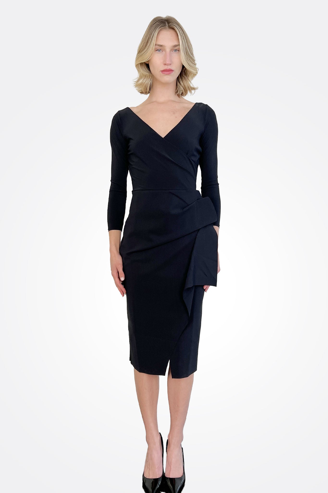 Irida Jersey Dress - Black by Chiara Boni | 25 South Boutiques