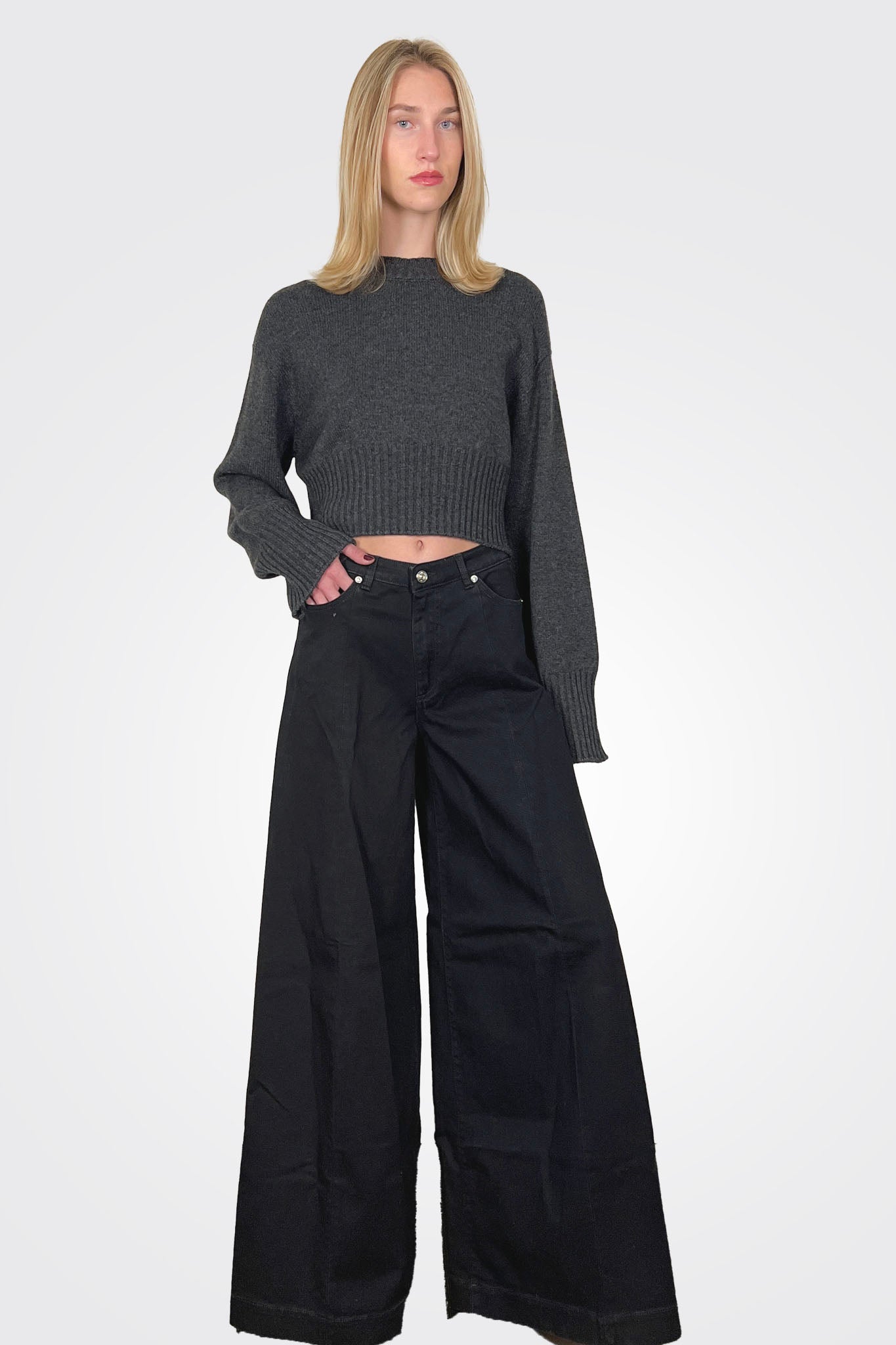 Nadia Pallazo Pant - Black by Nine In The Morning | 25 South Boutiques