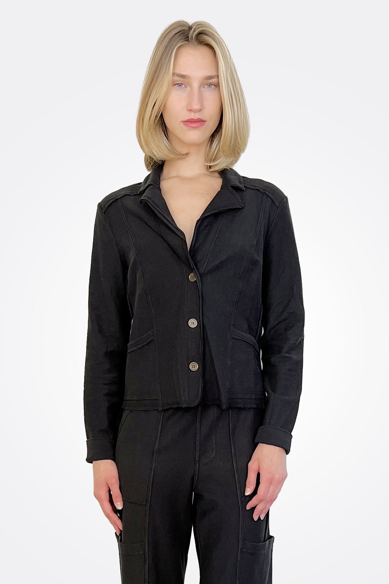 Tacie Blazer - Black by XCVI | 25 South Boutiques