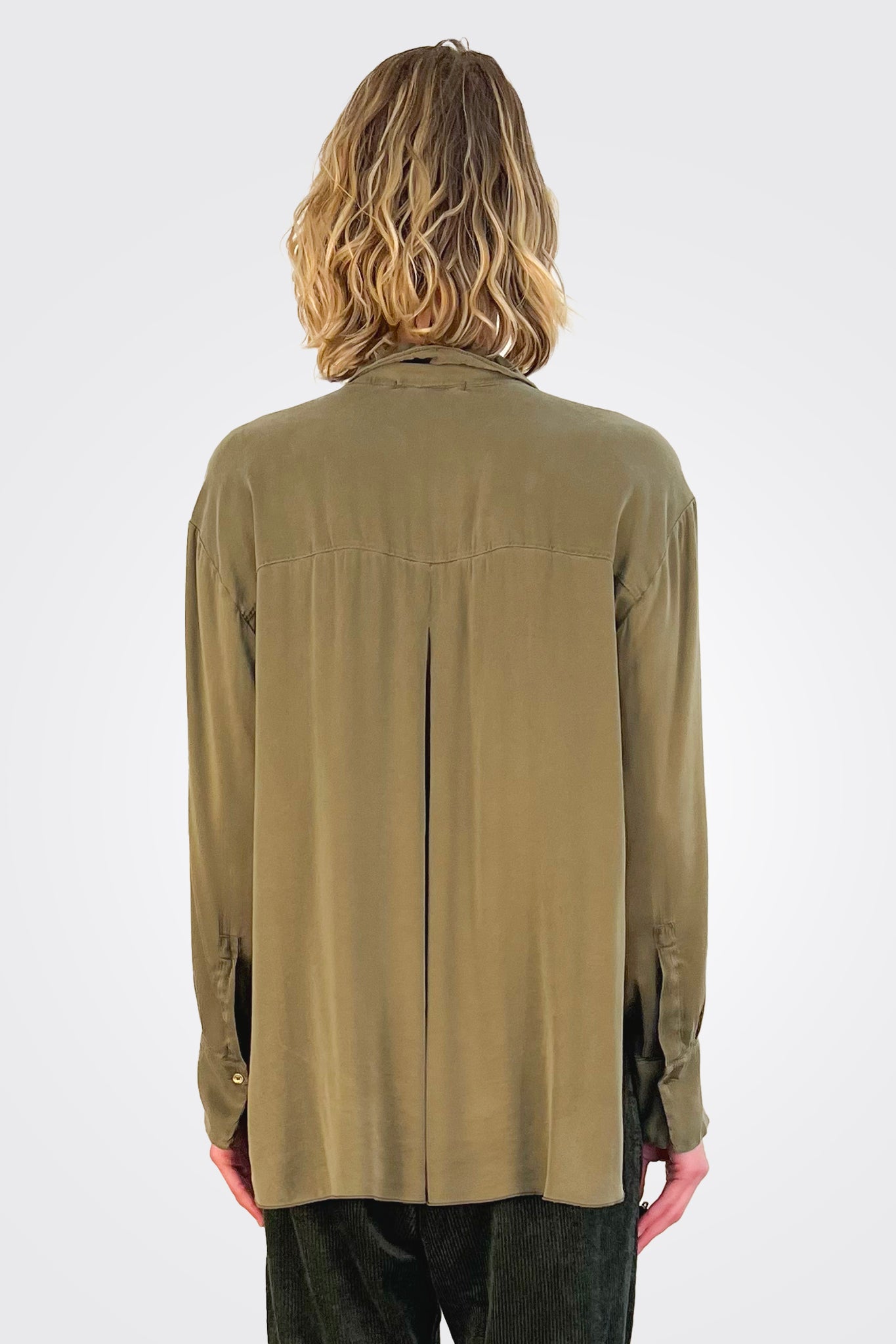 Blouse - Khaki by Tandem — alternate view