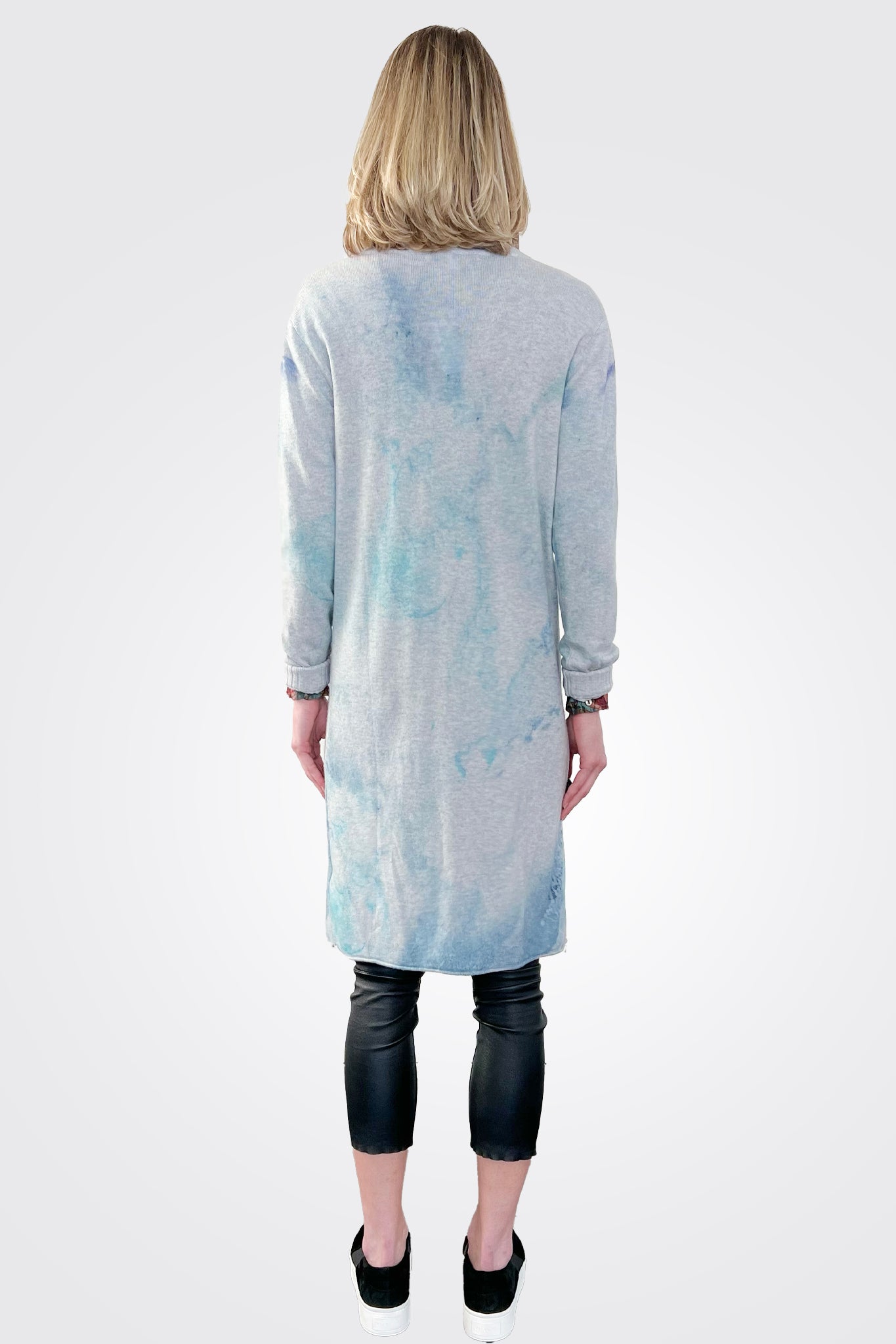 Midi Cardigan - Blue Luster by SWTR — alternate view
