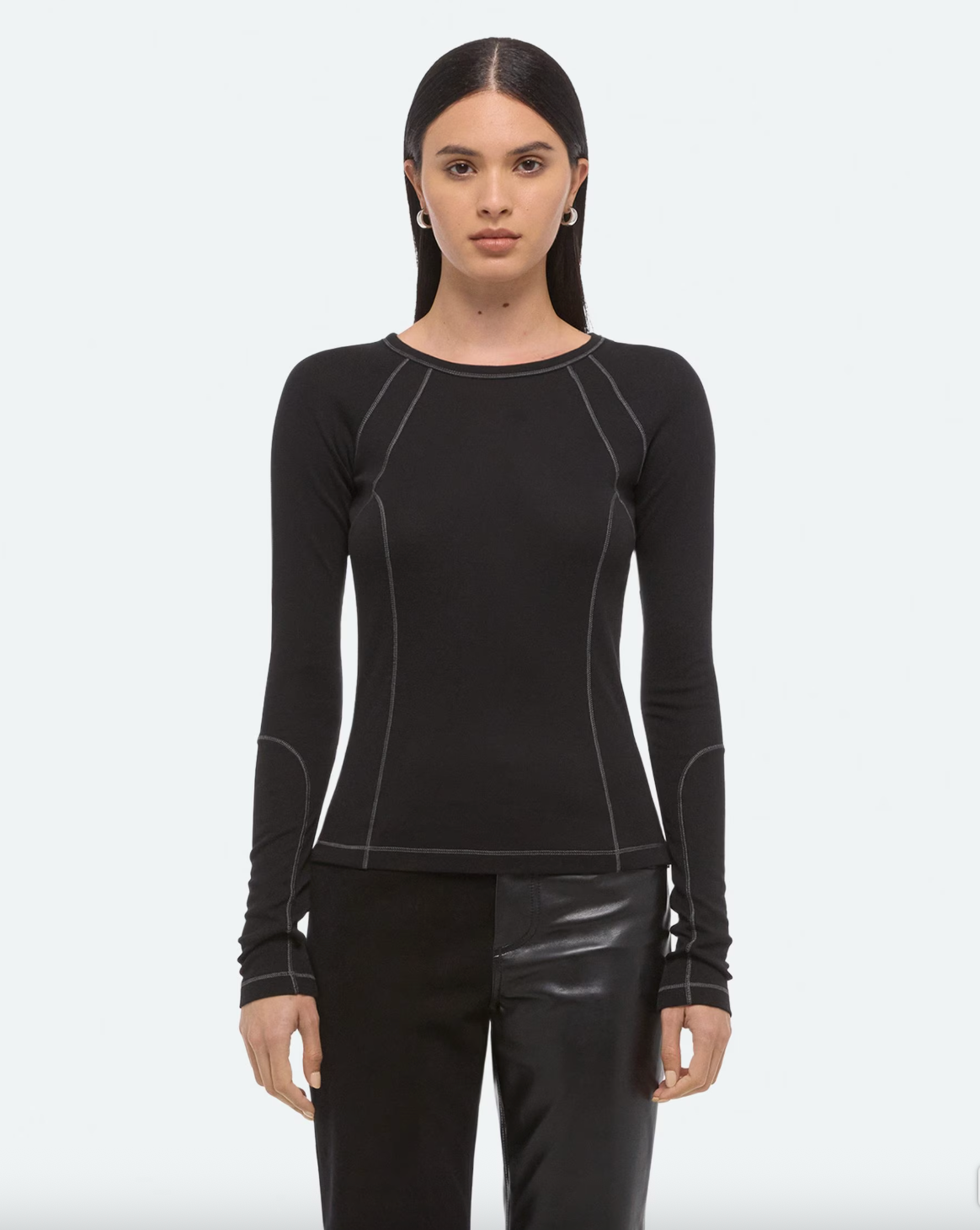 BMX Raglan Top - Black by Helmut Lang | 25 South Boutiques