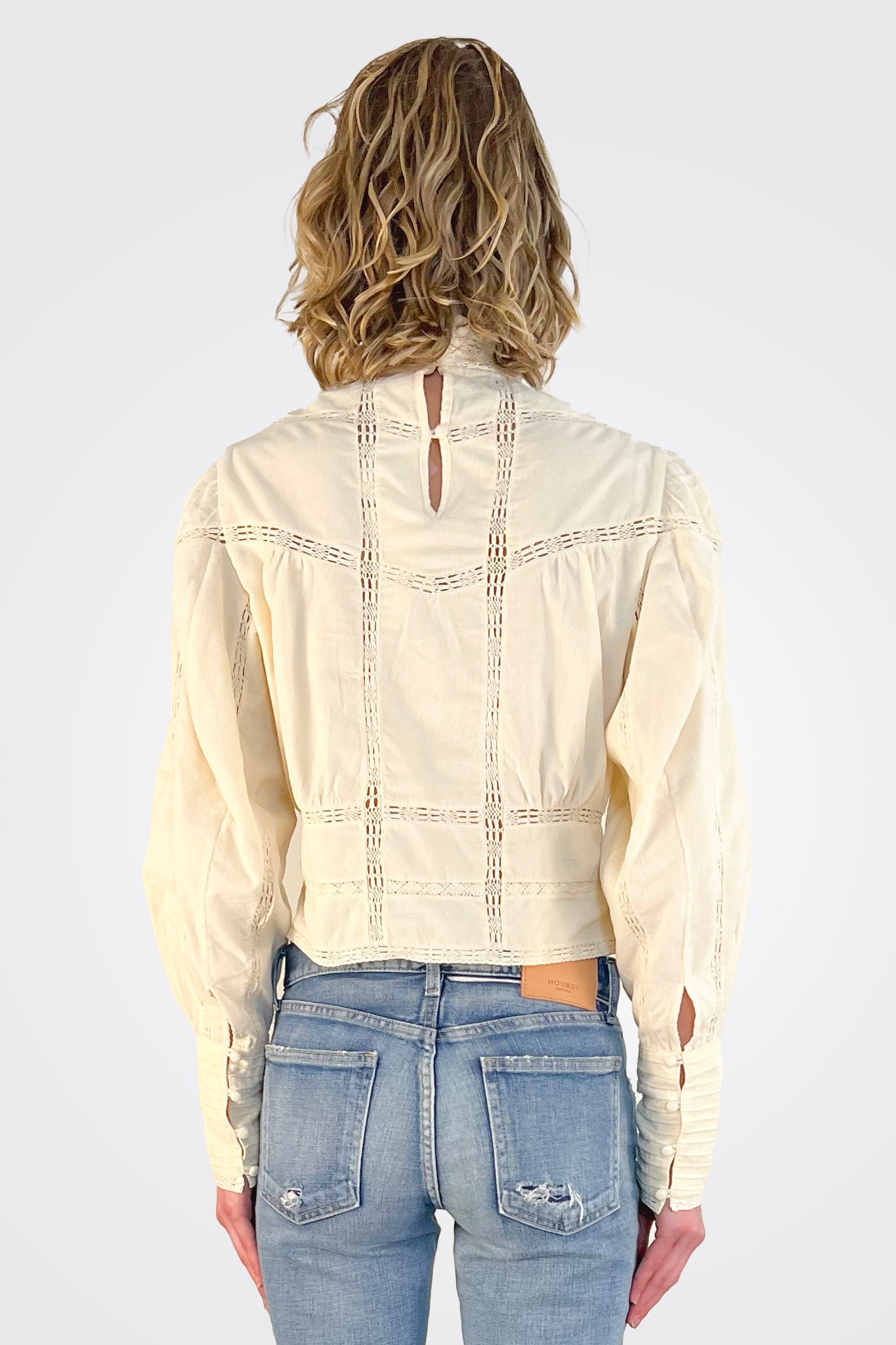 Bonnie Blouse - Off White by Mes Demoiselles — alternate view