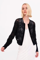 Bonsai Distressed Cotton Hemp Jacket - Black by Elaine Kim | 25 South Boutiques
