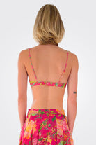 Chloe Bralette - Fuchsia Pink by Rococo Sand — alternate view