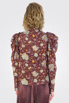 Brea Blouse - Heliotrope Red by Ulla Johnson — alternate view
