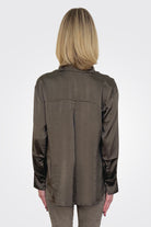 Silk Blouse - Brown by Tandem — alternate view