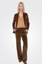 Wide Leg Pants - Argan Brown by Circolo | 25 South Boutiques