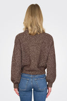 Delia Mohair Alpaca Sweater - Brown by Marella — alternate view