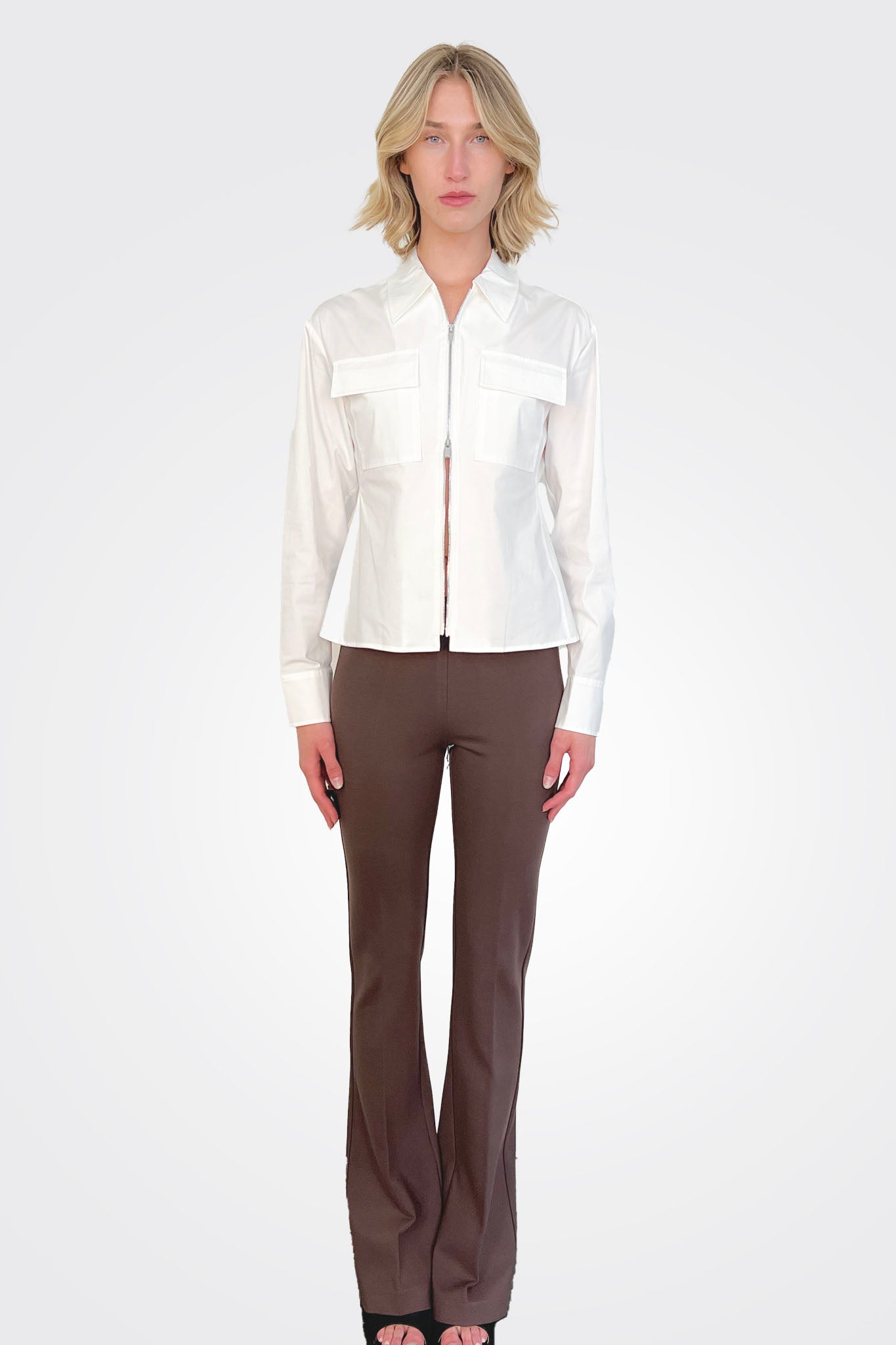 Bellini 4 Way Stretch Pants - Brown by Avenue Montaigne | 25 South Boutiques