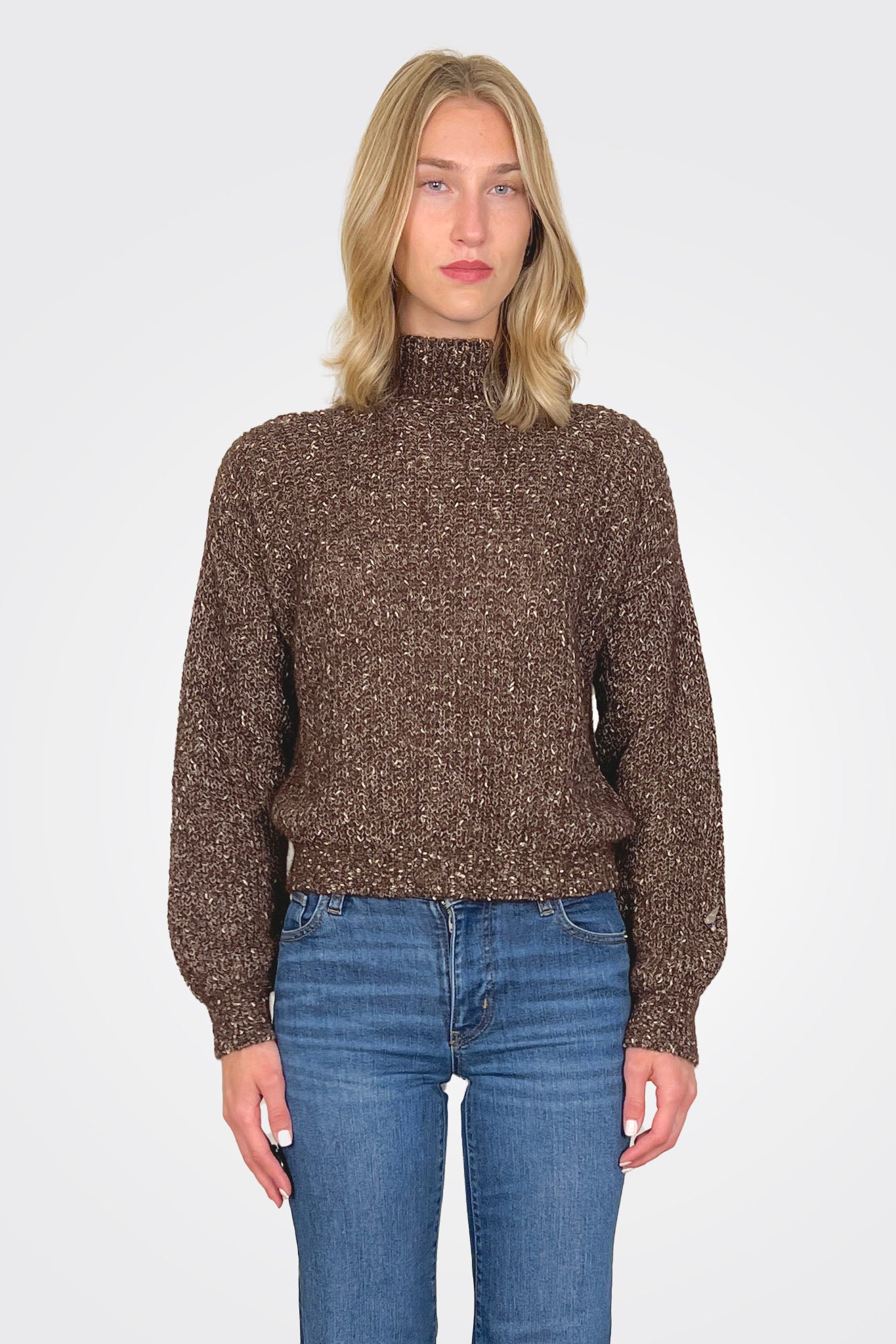 Delia Mohair Alpaca Sweater - Brown by Marella | 25 South Boutiques