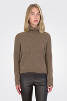 High Neck Alpaca Wool Sweater - Brown by Transit Par-Such | 25 South Boutiques