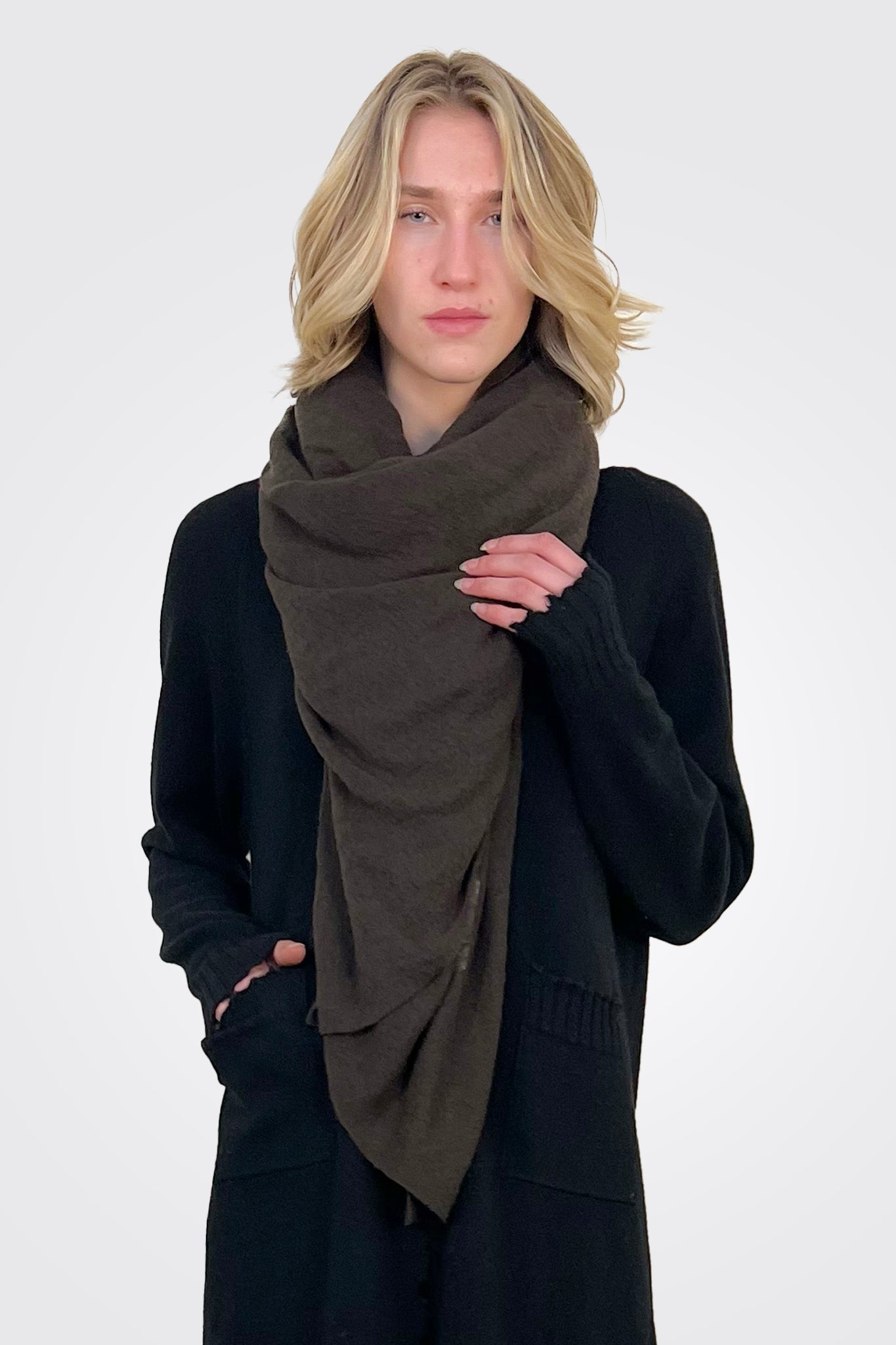 Cashmere Scarf  - Brown by Pin1876 | 25 South Boutiques