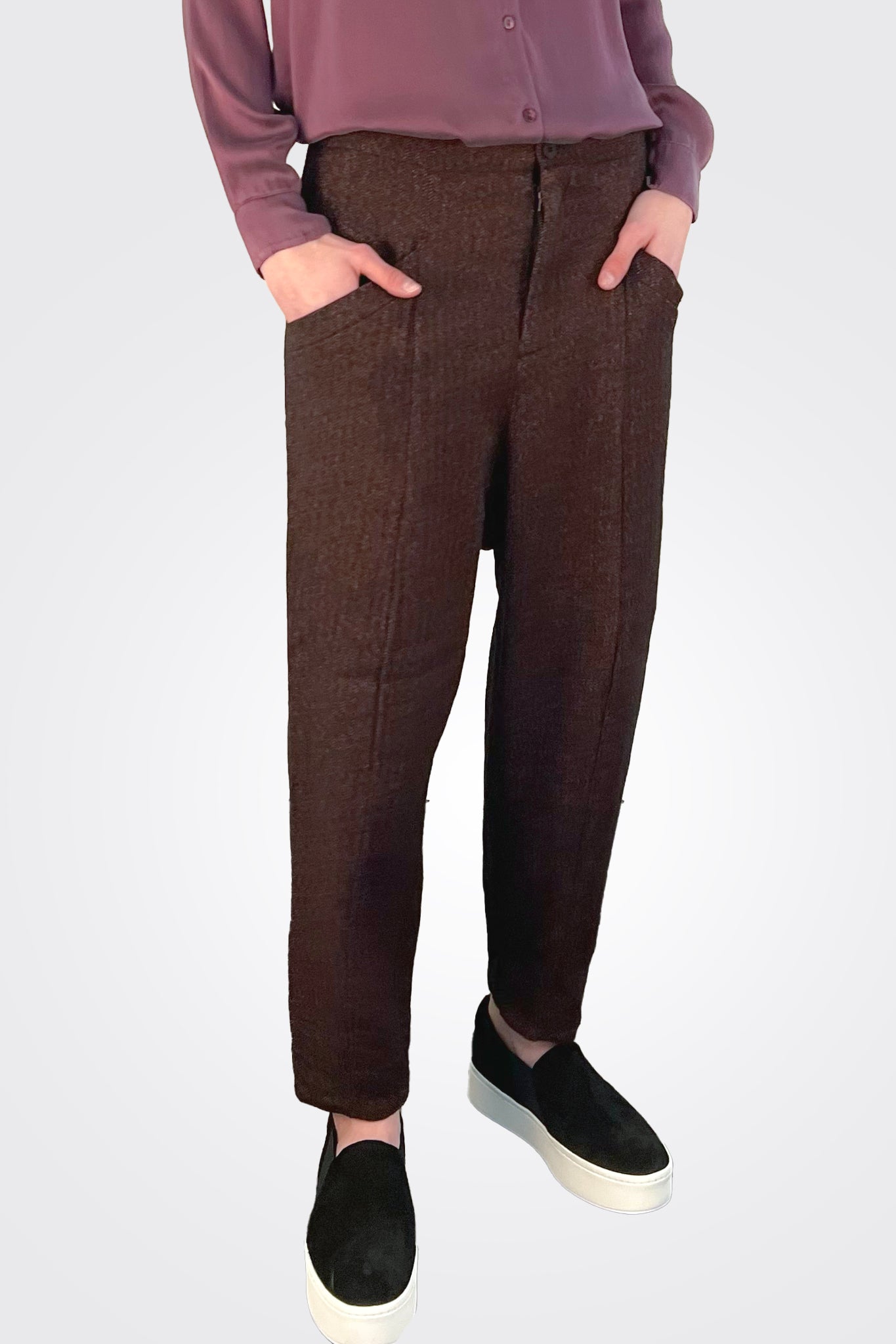 Straight Trousers - Cherry by Transit Par-Such — alternate view