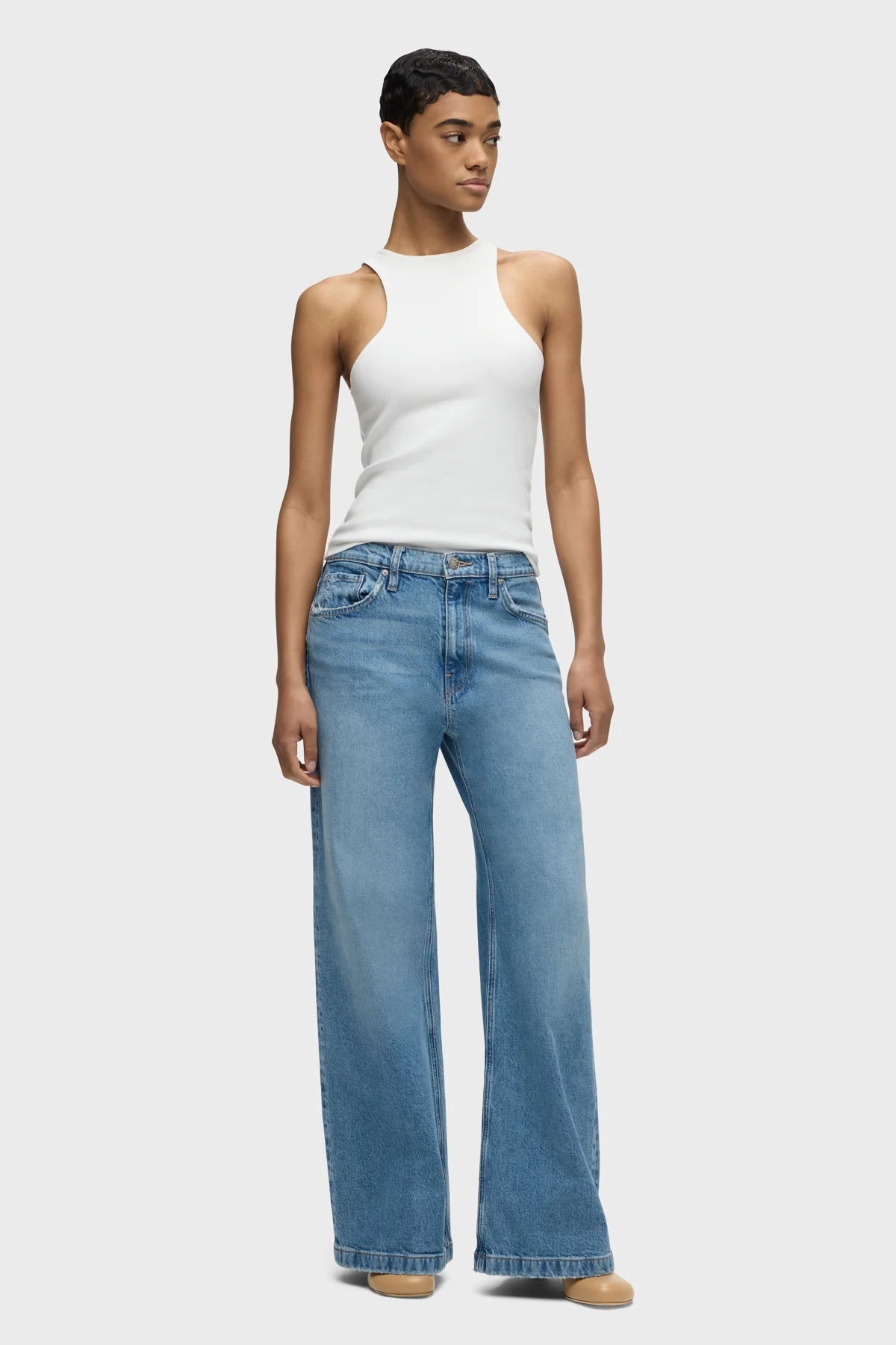 Jodie Loose Fit Wide Leg Jean - Goddess by Hudson | 25 South Boutiques