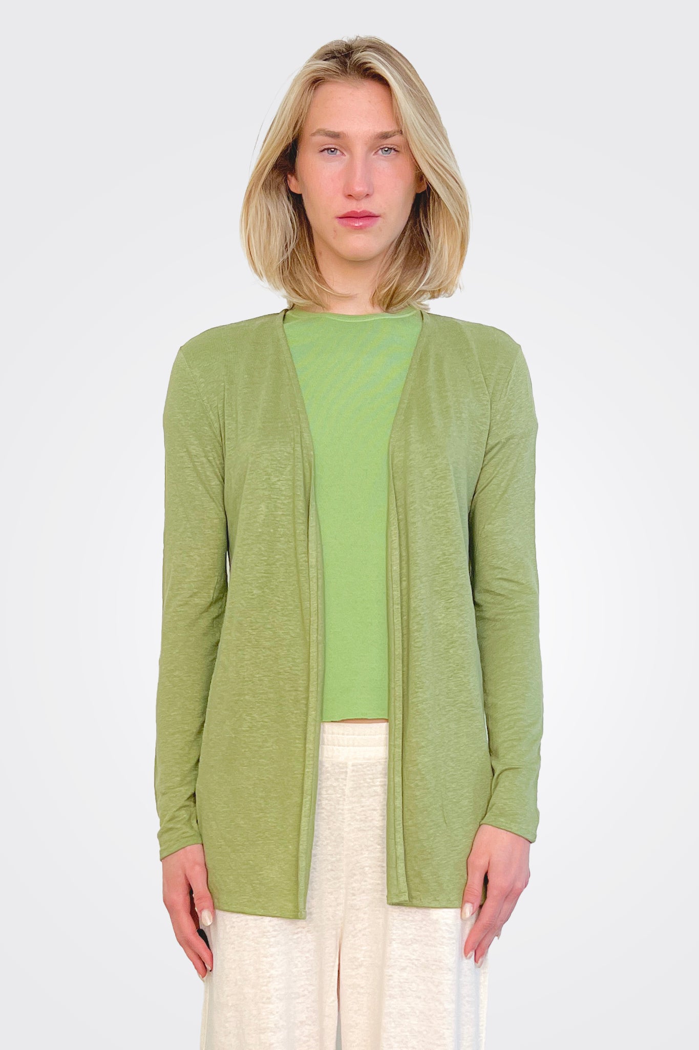 Open Cardigan - Cactus by Majestic | 25 South Boutiques