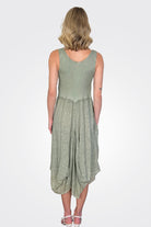 Linen Magic Dress - Cactus Wash by Inizio — alternate view