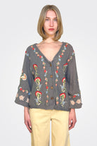 Esvi Jacket - Dark Grey by Caite | 25 South Boutiques