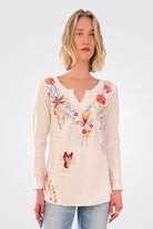 Lara Top - White by Caite | 25 South Boutiques