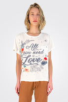 Love Tee - White by Kyla Seo | 25 South Boutiques
