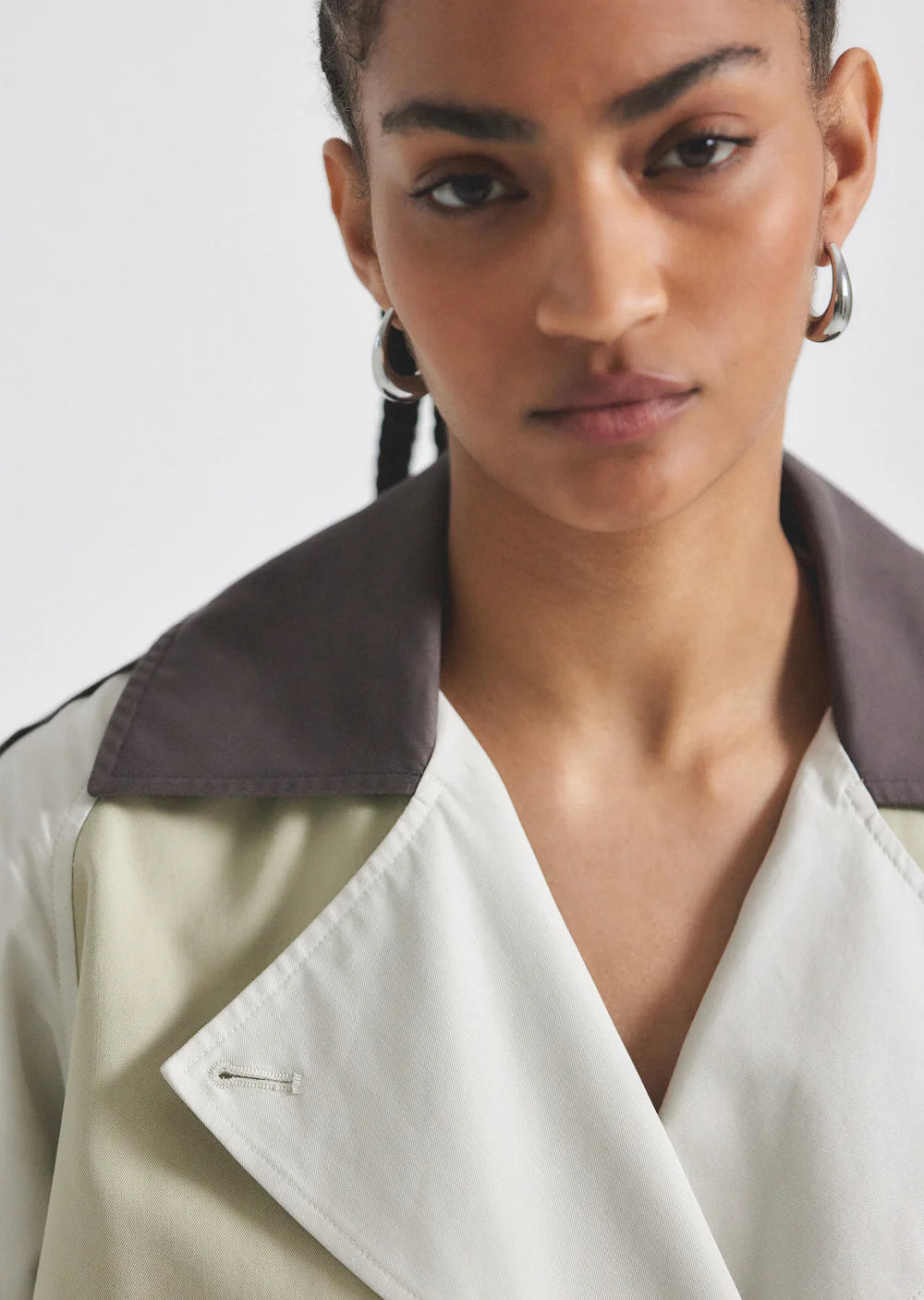 Ines Cropped Trench Jacket - Calico Multi by Derek Lam — view 4