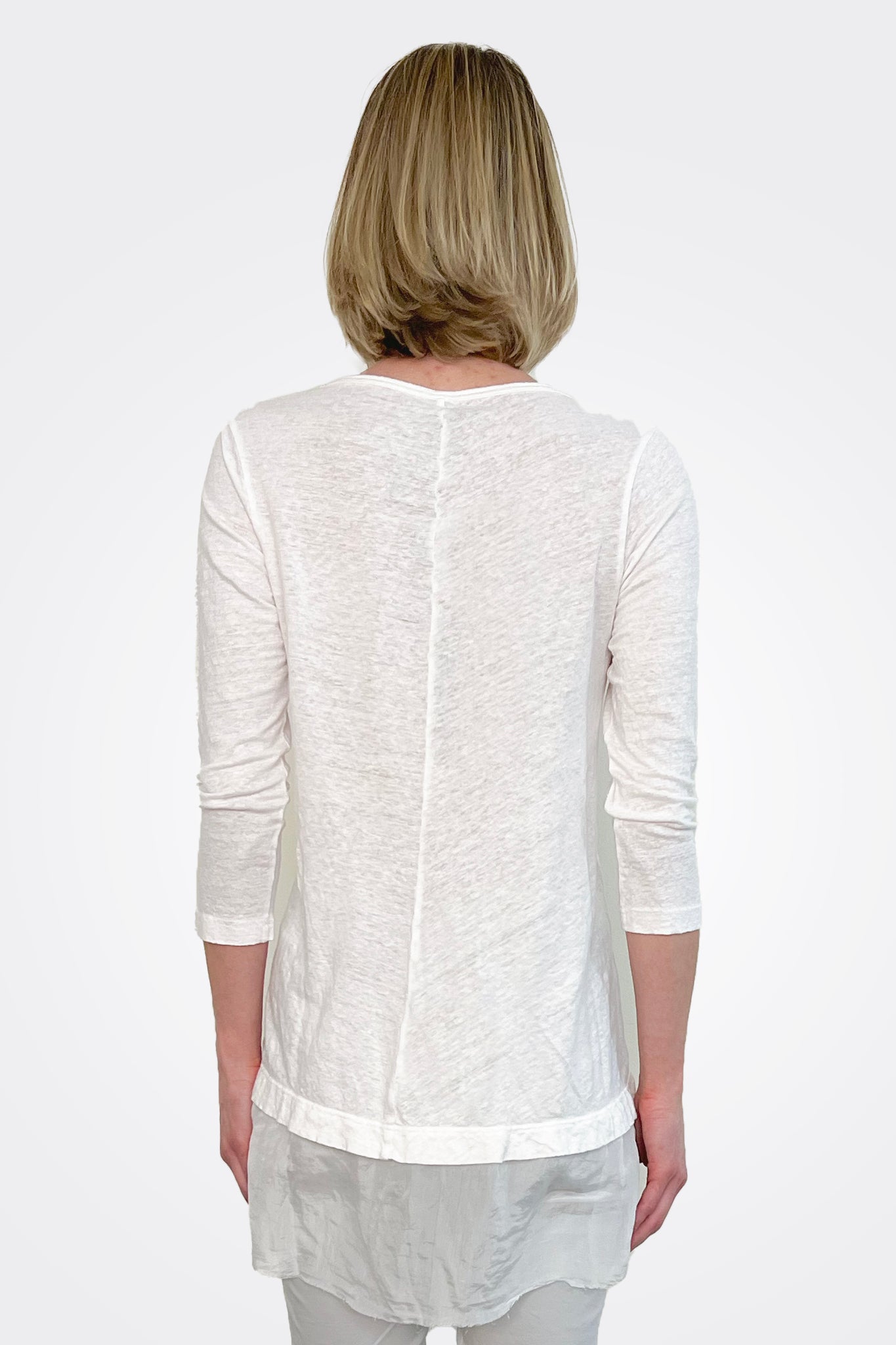 Full Closure Neck Tee - Callas by Rundholz — view 3