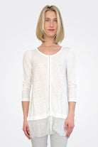 Full Closure Neck Tee - Callas by Rundholz | 25 South Boutiques