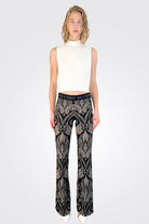 Francis Printed Trousers - Grey by Cambio — view 3