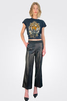 Relaxed Fit Trousers - Black by Cambio — alternate view