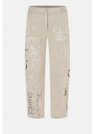 Orange O Shape Trousers - Beige by Cambio — view 4