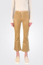 Le Crop Mini Bootcut - Light Camel Coated by Frame — alternate view