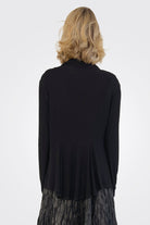 Collared Cardigan - Black by Anett Rostel — view 3