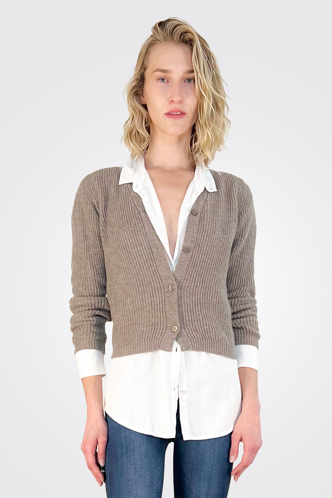 Rib Cardigan - Drift by Private 0204 | 25 South Boutiques
